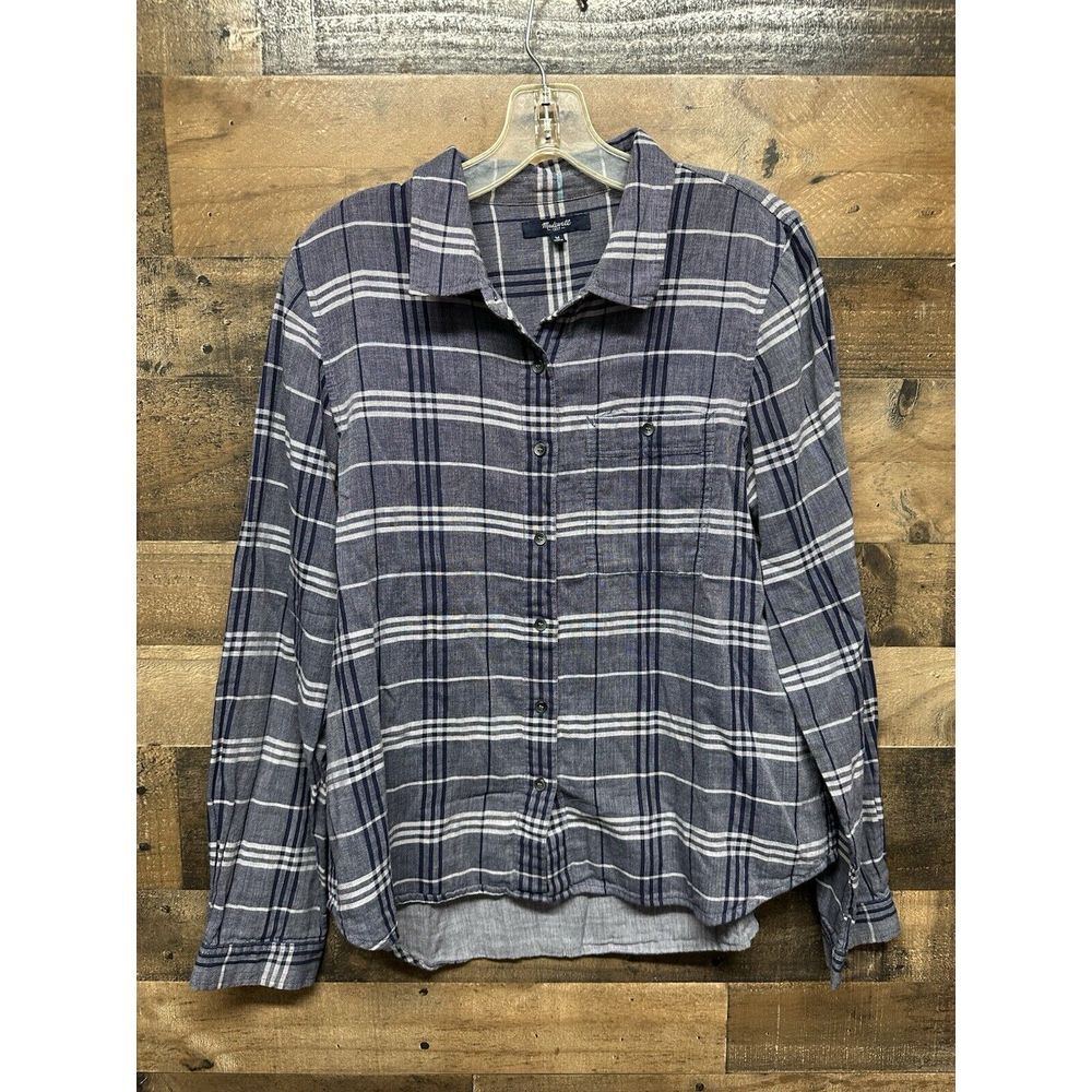 Madewell Women's Long‎ Sleeve Button Up Size Medium